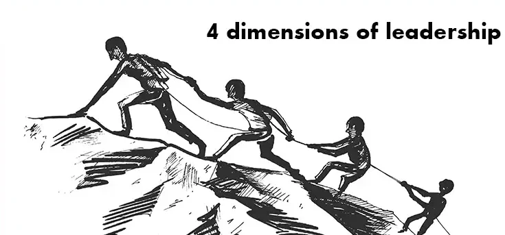 what are the 4 dimensions of leadership